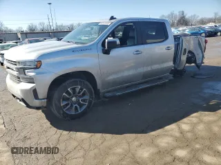 2020 Chevrolet Silverado 1500 LT with VIN 3GCUYDED1LG421190, listed as a Copart auction lot 46232835 with 145,558 mi miles and Salvage Title. Bid and sale history available at DreamBid. Image 1.