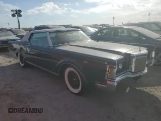 1971 Lincoln Continental with VIN 1Y89A822627, listed as a Copart auction lot 75398604 with 71,553 mi miles and Salvage Title. Bid and sale history available at DreamBid. Image 4.