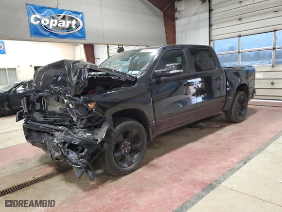 2019 Ram 1500 Big Horn/Lone Star with VIN 1C6RRFFG2KN908810, listed as a Copart auction lot 50892145 with 135,604 mi miles and Salvage Title. Bid and sale history available at carsss.com. Image 1.