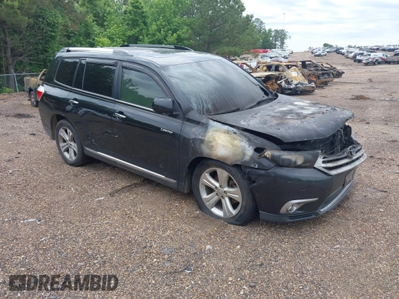 2012 Toyota Highlander Limited with VIN 5TDDK3EH0CS144483, listed as a IAAI auction lot 42183538 with Not provided miles and . Bid and sale history available at DreamBid. Image 1.