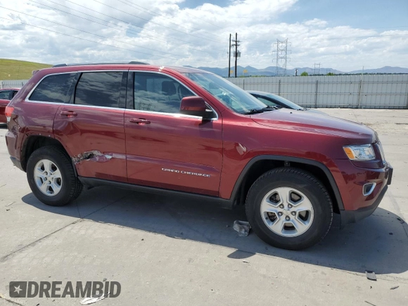 2016 Jeep Grand Cherokee Laredo with VIN 1C4RJFAG8GC413490, listed as a Copart auction lot 62347445 with 104,056 mi miles and Salvage title. Bid and sale history available at DreamBid. Image 4.