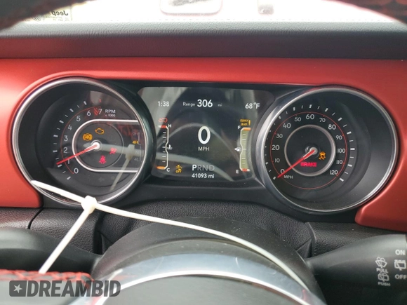 2021 Jeep Wrangler Unlimited Rubicon с VIN 1C4JJXFG2MW854005, выставлен на аукционе Copart как лот 52245075 с пробегом 41 093 миль миль и Списание • Salvage title. История ставок и продаж доступна на DreamBid. Изображение 9.