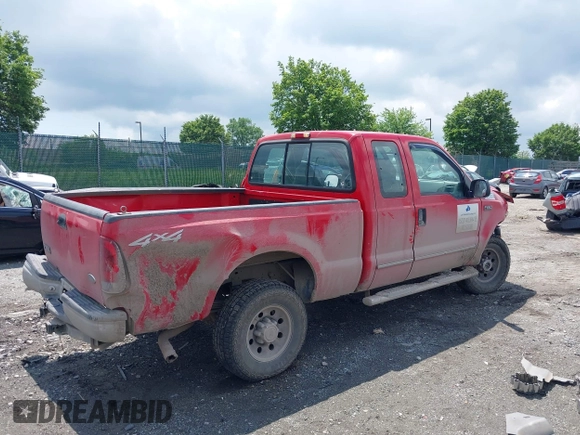 2000 Ford F-250 XL with VIN 1FTNX21L9YED56676, listed as a IAAI auction lot 42390087 with 186,715 mi miles and . Bid and sale history available at DreamBid. Image 4.