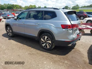 2024 Volkswagen Atlas SE with VIN 1V2HR2CA4RC577309, listed as a IAAI auction lot 42107825 with 25,694 mi miles and . Bid and sale history available at DreamBid. Image 3.