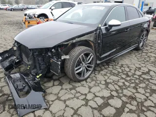 2015 Audi S3 2.0T Prestige with VIN WAUFFGFF5F1139117, listed as a Copart auction lot 85995074 with 81,373 mi miles and Salvage Title. Bid and sale history available at carsss.com. Image 1.
