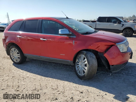 2010 Lincoln MKX with VIN 2LMDJ8JC9ABJ21194, listed as a Copart auction lot 52019495 with 0 mi miles and Salvage Title. Bid and sale history available at carsss.com. Image 4.