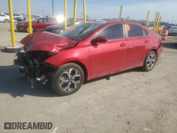 2020 Kia Forte LXS with VIN 3KPF24AD6LE168699, listed as a Copart auction lot 48853845 with 24,119 mi miles and Salvage Title. Bid and sale history available at carsss.com. Image 1.