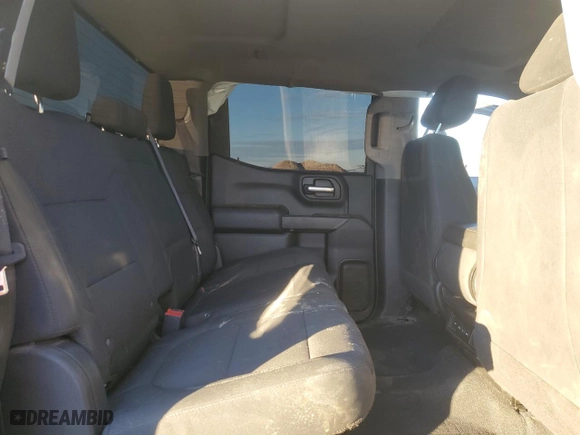 2021 Chevrolet Silverado 1500 Custom with VIN 3GCPYBEK4MG139157, listed as a Copart auction lot 41528845 with 106,765 mi miles and Salvage Title. Bid and sale history available at carsss.com. Image 10.