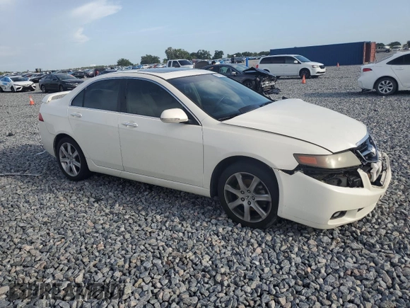 2005 Acura TSX with VIN JH4CL96805C035440, listed as a Copart auction lot 62578085 with 197,120 mi miles and Salvage title. Bid and sale history available at DreamBid. Image 4.