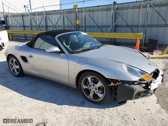 2002 Porsche Boxster with VIN WP0CA29832U621260, listed as a Copart auction lot 86748764 with 84,733 mi miles and Salvage Title. Bid and sale history available at carsss.com. Image 4.