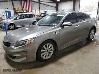 2016 Kia Optima EX with VIN 5XXGU4L35GG088830, listed as a Copart auction lot 49100945 with 114,234 mi miles and Salvage Title. Bid and sale history available at carsss.com. Image 1.