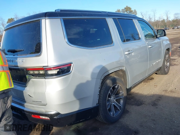 2022 Jeep Grand Wagoneer Series I with VIN 1C4SJVEJ9NS104227, listed as a IAAI auction lot 41421966 with 25,576 mi miles and . Bid and sale history available at DreamBid. Image 4.