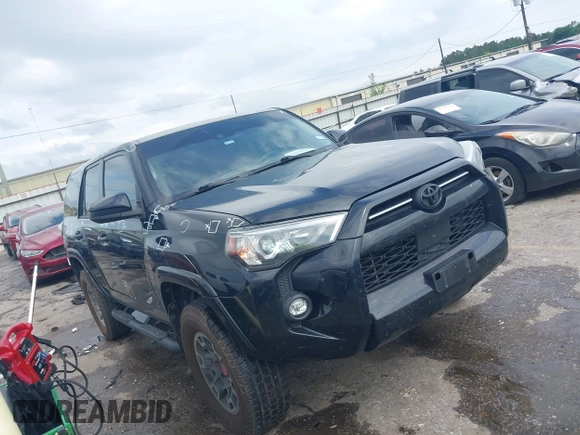 2022 Toyota 4Runner SR5 with VIN JTEEU5JR1N5259915, listed as a IAAI auction lot 42084335 with 45,059 mi miles and . Bid and sale history available at DreamBid. Image 1.