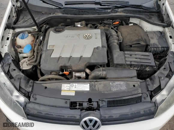 2011 Volkswagen Golf TDI with VIN WVWDM7AJ9BW343668, listed as a Copart auction lot 45813765 with 86,490 mi miles and Salvage Title. Bid and sale history available at carsss.com. Image 11.