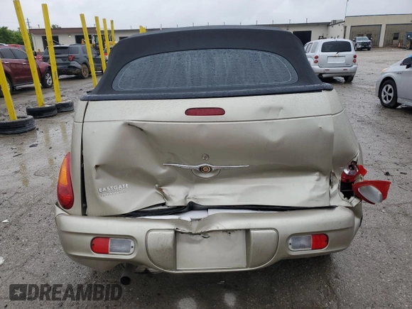 2005 Chrysler PT Cruiser with VIN 3C3EY45X85T584450, listed as a Copart auction lot 59306715 with 42,038 mi miles and Salvage title. Bid and sale history available at DreamBid. Image 6.