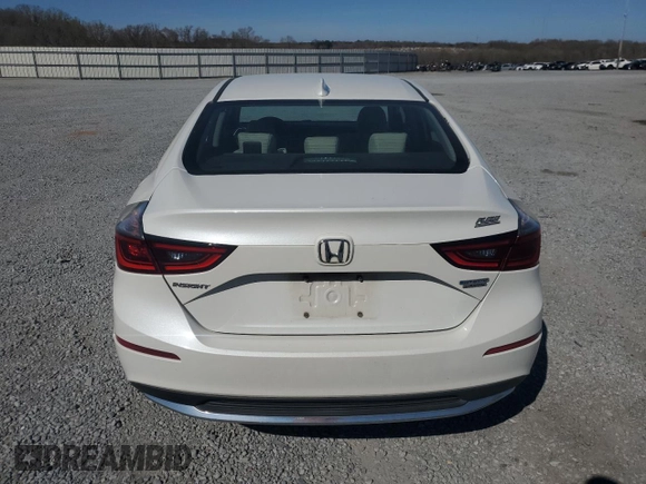 2020 Honda Insight Touring with VIN 19XZE4F96LE002563, listed as a Copart auction lot 50159465 with 171,018 mi miles and Salvage Title. Bid and sale history available at carsss.com. Image 6.