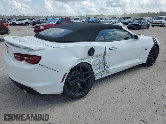 2019 Chevrolet Camaro 1LT with VIN 1G1FB3DS5K0151249, listed as a Copart auction lot 66848014 with 45,796 mi miles and Salvage Title. Bid and sale history available at carsss.com. Image 3.