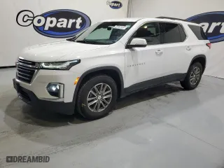 2023 Chevrolet Traverse LT Cloth with VIN 1GNEVGKW1PJ141415, listed as a Copart auction lot 44636895 with 70,494 mi miles and Clean Title. Bid and sale history available at carsss.com. Image 1.