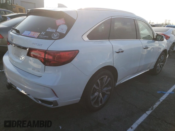 2019 Acura MDX w/Advance Pkg with VIN 5J8YD4H85KL013127, listed as a Copart auction lot 68181052 with 75,825 mi miles. Bid and sale history available at carsss.com. Image 3.