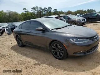 2015 Chrysler 200 S with VIN 1C3CCCDG6FN632188, listed as a Copart auction lot 50709065 with 100,950 mi miles and Salvage Title. Bid and sale history available at carsss.com. Image 4.