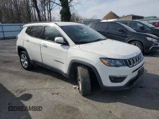 2019 Jeep Compass Latitude with VIN 3C4NJDBB1KT850900, listed as a Copart auction lot 48796895 with 53,121 mi miles and Salvage Title. Bid and sale history available at carsss.com. Image 4.