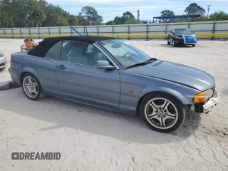 2001 BMW 3 Series 330Ci with VIN WBABS53431JU85614, listed as a Copart auction lot 46778405 with 107,237 mi miles and Non Repairable. Bid and sale history available at carsss.com. Image 4.
