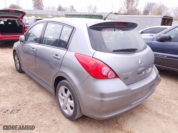 2011 Nissan Versa 1.8 S with VIN 3N1BC1CP1BL444009, listed as a Copart auction lot 56913360 with 105,184 mi miles and Salvage Title. Bid and sale history available at carsss.com. Image 3.