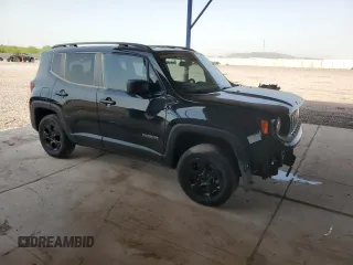 2017 Jeep Renegade Sport with VIN ZACCJBAB1HPG60110, listed as a Copart auction lot 63074295 with 61,476 mi miles and Salvage title. Bid and sale history available at DreamBid. Image 4.