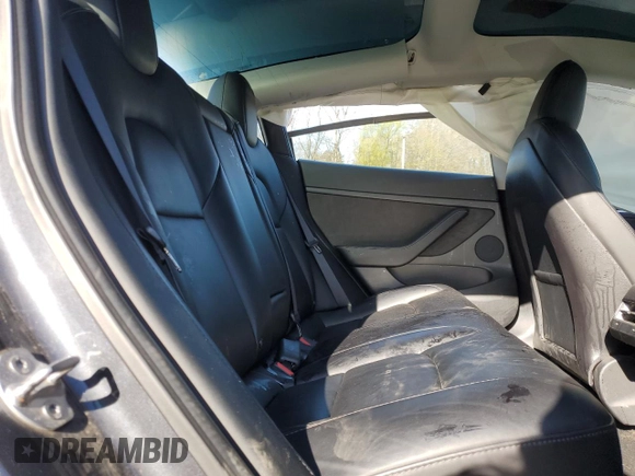 2021 Tesla Model 3 Long Range with VIN 5YJ3E1EB0MF055540, listed as a Copart auction lot 52463345 with 59,206 mi miles and Salvage Title. Bid and sale history available at DreamBid. Image 11.