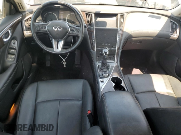 2018 Infiniti Q50 Luxe with VIN JN1EV7AP2JM364199, listed as a Copart auction lot 63623175 with 132,752 mi miles and Clean title. Bid and sale history available at DreamBid. Image 8.