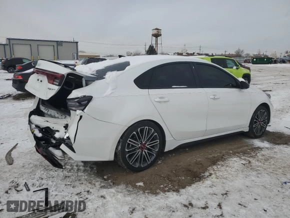 2024 Kia Forte GT with VIN 3KPF44AC9RE717922, listed as a Copart auction lot 45306915 with 16,472 mi miles and Salvage Title. Bid and sale history available at carsss.com. Image 3.