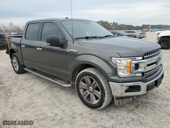 2018 Ford F-150 XL with VIN 1FTEW1CG8JKD43650, listed as a Copart auction lot 87801205 with 114,028 mi miles and Salvage Title. Bid and sale history available at carsss.com. Image 4.