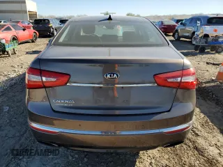 2014 Kia Cadenza Premium with VIN KNALN4D78E5151091, listed as a Copart auction lot 81319124 with 195,203 mi miles and Salvage Title. Bid and sale history available at carsss.com. Image 6.