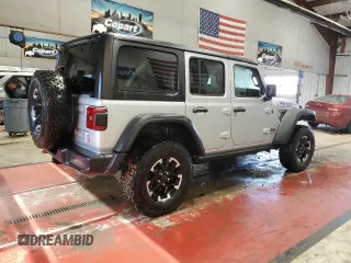 2024 Jeep Wrangler Rubicon with VIN 1C4PJXFG8RW355730, listed as a Copart auction lot 47982545 with 2,279 mi miles and Salvage title. Bid and sale history available at DreamBid. Image 3.