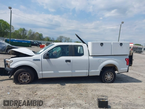 2017 Ford F-150 XL with VIN 1FTEX1CFXHKE23840, listed as a IAAI auction lot 41998799 with Not provided miles and . Bid and sale history available at DreamBid. Image 14.