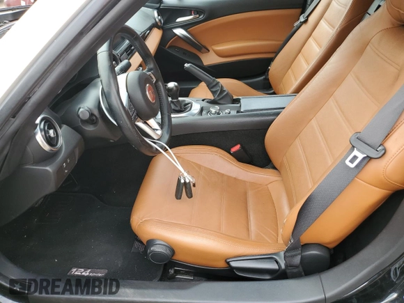 2017 FIAT 124 Spider Lusso with VIN JC1NFAEK4H0105489, listed as a Copart auction lot 62118945 with 90,490 mi miles and Clean title. Bid and sale history available at DreamBid. Image 7.