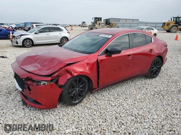 2024 Mazda Mazda3 Sedan 2.5 S Select Sport with VIN 3MZBPABM8RM406853, listed as a Copart auction lot 45155385 with 16,281 mi miles and Salvage Title. Bid and sale history available at carsss.com. Image 1.