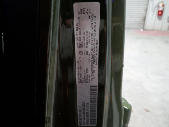 2022 Jeep Wrangler Unlimited Sport S with VIN 1C4HJXDN2NW132471, listed as a Copart auction lot 72798144 with 39,106 mi miles and Non Repairable. Bid and sale history available at carsss.com. Image 13.