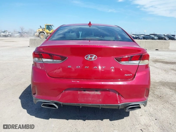 2019 Hyundai Sonata Sport with VIN 5NPE34AF4KH769601, listed as a IAAI auction lot 41674549 with 98,288 mi miles. Bid and sale history available at carsss.com. Image 16.