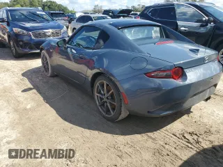 2020 Mazda MX-5 Miata RF Grand Touring with VIN JM1NDAM71L0411855, listed as a Copart auction lot 73795754 with 0 mi miles and Non Repairable. Bid and sale history available at carsss.com. Image 2.