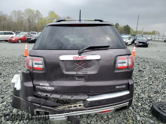 2016 GMC Acadia Denali z VIN 1GKKVTKD1GJ170260, wystawiony jako Copart lot #51815175 z przebiegiem 109 299 mil mil oraz Szkoda całkowita • Salvage title. Historia ofert i sprzedaży dostępna na DreamBid. Obrazek 6.