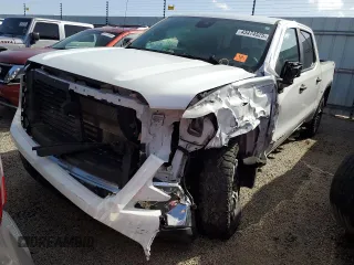 2022 GMC Sierra 1500 with VIN 1GTUUAEDXNZ561395, listed as a Copart auction lot 43474525 with 52,998 mi miles and Salvage Title. Bid and sale history available at DreamBid. Image 1.