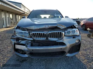 2016 BMW X3 xDrive28i with VIN 5UXWX9C57G0D80273, listed as a Copart auction lot 50229165 with 0 mi miles and Salvage Title. Bid and sale history available at carsss.com. Image 5.