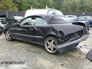 1999 Mercedes-Benz CLK 320/430 with VIN WDBLK65G2XT010875, listed as a Copart auction lot 72654434 with 193,291 mi miles and Salvage Title. Bid and sale history available at DreamBid. Image 2.