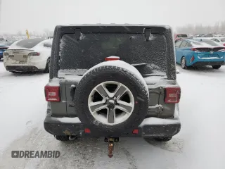 2021 Jeep Wrangler Unlimited Sahara z VIN 1C4HJXEG0MW572641, wystawiony jako Copart lot #42867765 z przebiegiem 93 609 mil mil oraz Szkoda całkowita • Salvage title. Historia ofert i sprzedaży dostępna na DreamBid. Obrazek 6.