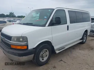 2013 Chevrolet Express Passenger 1LT with VIN 1GAZGYFG0D1117737, listed as a IAAI auction lot 42320524 with 103,968 mi miles and . Bid and sale history available at DreamBid. Image 17.
