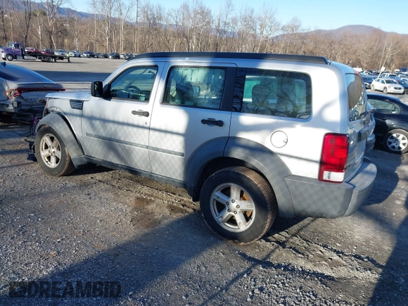 2007 Dodge Nitro SXT with VIN 1D8GU28K67W740794, listed as a IAAI auction lot 41591855 with 162,709 mi miles. Bid and sale history available at carsss.com. Image 3.