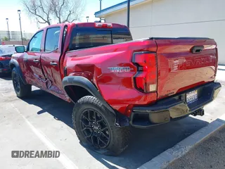 2023 Chevrolet Colorado 4WD Trail Boss with VIN 1GCPTEEK7P1185939, listed as a IAAI auction lot 41884598 with 3,476 mi miles. Bid and sale history available at carsss.com. Image 3.