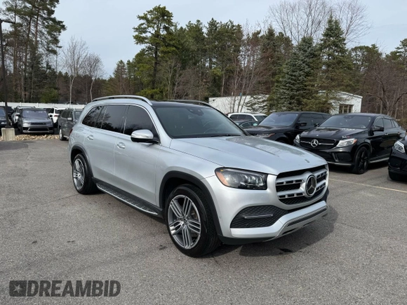 2021 Mercedes-Benz GLS with VIN 4JGFF5KE1MA481094, listed as a Copart auction lot 54084795 with 88,948 mi miles and Clean Title. Bid and sale history available at carsss.com. Image 1.