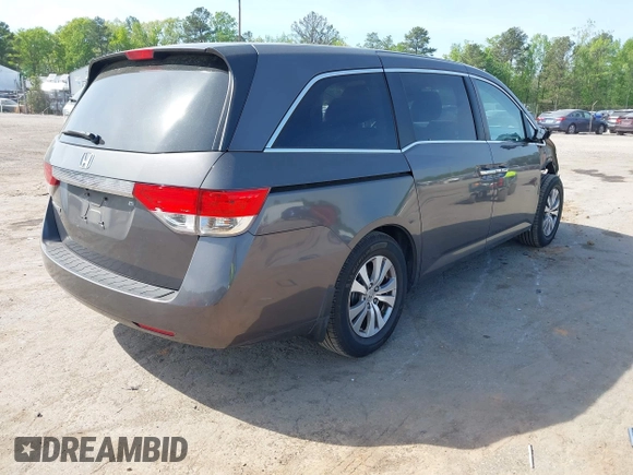 2015 Honda Odyssey EX with VIN 5FNRL5H41FB073424, listed as a IAAI auction lot 42109343 with 132,904 mi miles and . Bid and sale history available at DreamBid. Image 4.